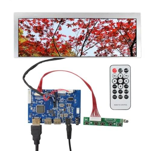 9.1inch 822X260 9"LCD Screen LQ091B1LW01 Full Viewing Angle Industrial Display with H DMI Audio LCD Controller Board
