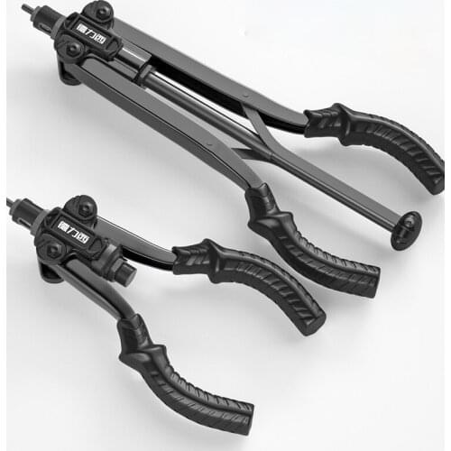 Zq Pull Rivet Nut Gun with Hole Nut Screw Puller Gun Double Handle Press Riveting Press Riveting Manual Tool