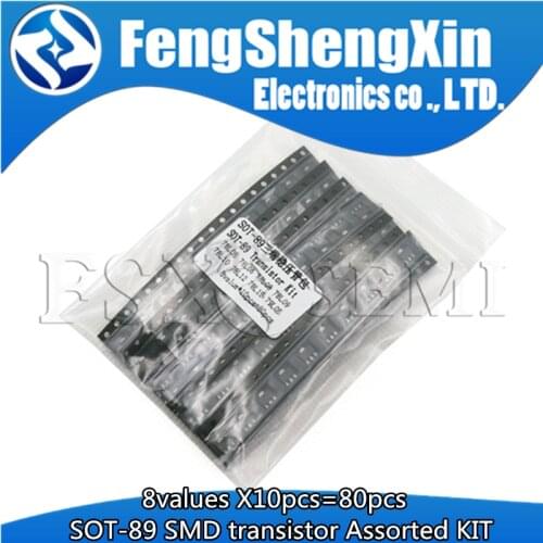 8values X10pcs=80pcs SOT-89 SMD transistor Assorted KIT 78L05 78L06 78L08 78L09 78L10 78L12 78L15 79L05
