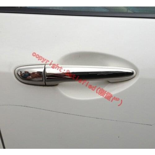 ABS Chrome Car Decoration Door Handle Cover Trim Molding For Mazda 3 M3 Axela 2017 2018