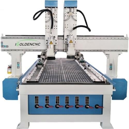 Automatic Double Head 3D Woodworking CNC Wood Machine for Wooden Door Making