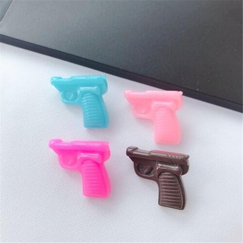 1pc Personality Resin Pins Pistol Cartoon Toy gun Brooches for kids Coat decoration Jewelry Gifts