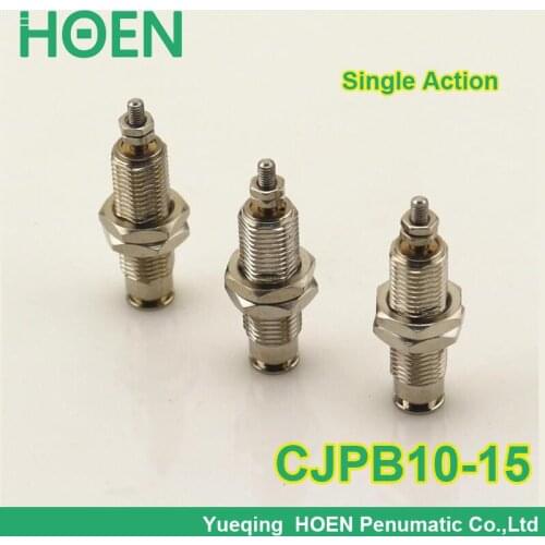 CJPB10-15 SMC type Mini CJPB series 10mm bore 15mm stroke single acting spring return needle pin air pneumatic cylinder 10*15
