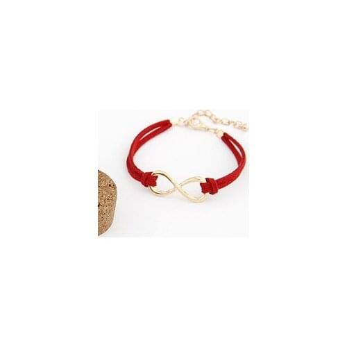Fashion Jewelry Vintage Gold Unlimited 8 Fonts Red Leather Charms Bracelet Bangle For Women DIY Jewelry Findings 10pcs Z1827