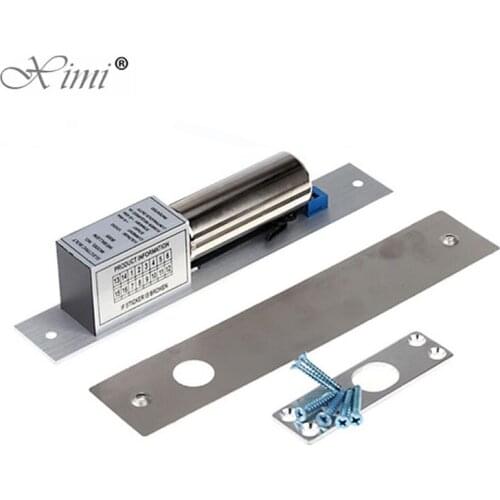 Fail Safe NC-Type DC12V Door Release Electric Strike Electric Bolt Lock Power To Lock Electric Door Lock For Access Control