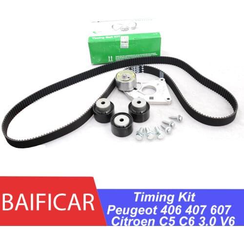 Baificar Brand New Genuine Timing Component Suit Belt Kit For Peugeot 406 407 607 Citroen C5 C6 3.0 V6 Fiat Lancia Renault