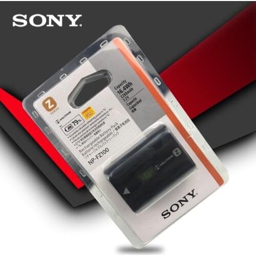 Sony Original NP-FZ100 NP FZ100 Camera Battery A9 / A7R III / A7 III / ILCE-9 ILCE9 ILCE-7RM3 ILCE-7M3 Mark III as NPF100