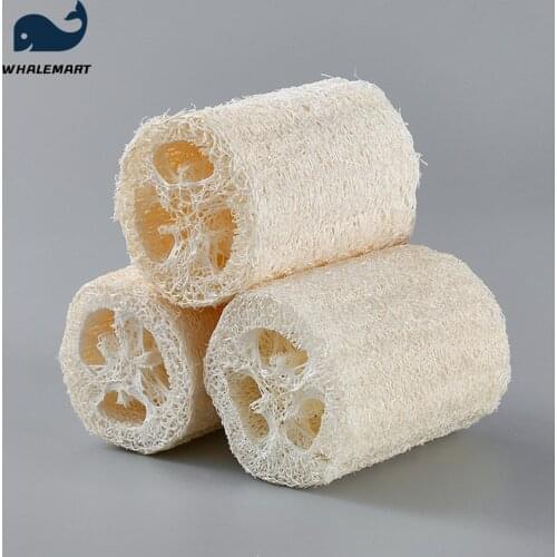 3pcs Loofah Soap Kits Nature Dry Loofah Plant For Making Handmade Soap Supplies Exfoliating Easy Foam Bubbles