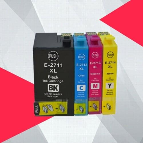 T2711 Compatible 2711 2701 2711XL T-2711 ink Cartridge for Epson WorkForce WF-7110 7610 7620 3620 3620 3640 printer 27 27XL