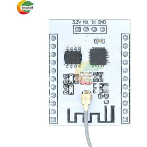 Ziqqucu ESP8266 Serial Port Module Send Receive IO Lead Out WIFI Wireless ESP-201 IPEX Antenna