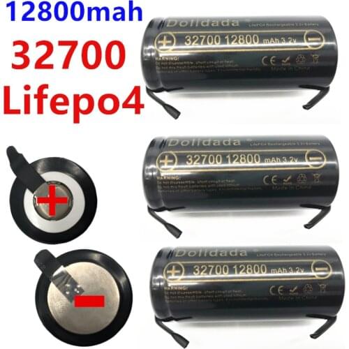 100% original 3.2V 32700 7000 mAh High Power Battery 6500 mAh LiFePO4 35A 55A Continuous Battery Discharge + Nickel Sheets