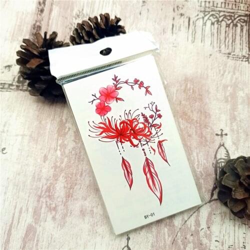 30PCS ornament Fashion Women Girl boys Temporary Tattoo Sticker Full Flower Arm Body Art Big Large Fake Tattoo Sticker