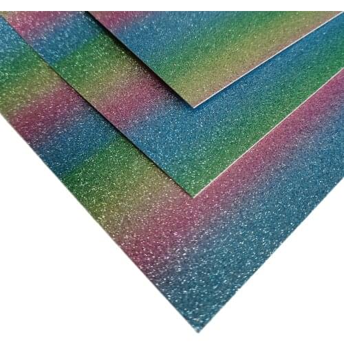 500pcs 12''*12'' 300gsm Glitter Gradient Glitter Paper Handicrafts Scrapbook Paper For Decorations