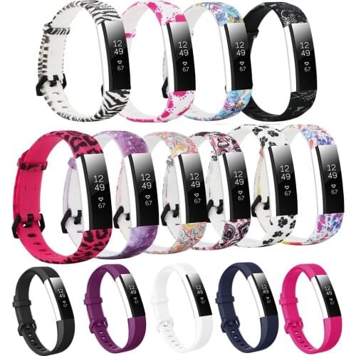 Honecumi Accessoreis For Fitbit Alta HR Bands Plain and Floral Colors For Fitbit Alta HR /Alta Fitness Wristband For Women Men