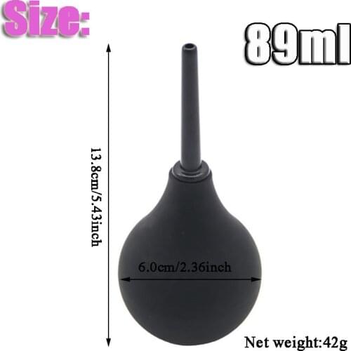 Anal Vaginal Cleaner Medical silicone Ball Enema Cleaning Douche body for Men and Women Adultes Health Cleaner