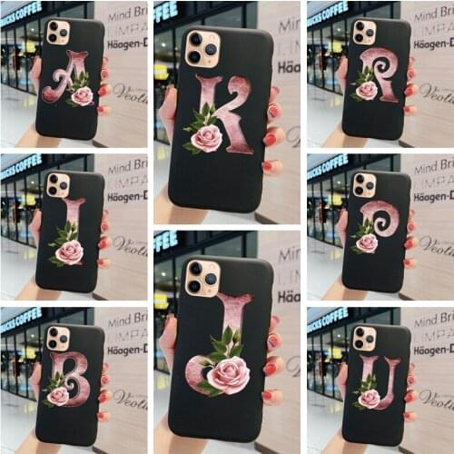 Flower Case For Huawei Honor 20 20S 30 30i 30S 10 9X China Russia Pro Lite Premium Alphabet Silica gel Thin Girl Fetal Cover