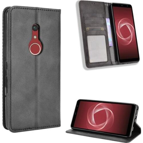 For Fujitsu Arrows BZ02 Case Luxury PU Leather Wallet Magnetic Adsorption Case For Fujitsu Arrows BZ02 F-41B Phone Bags