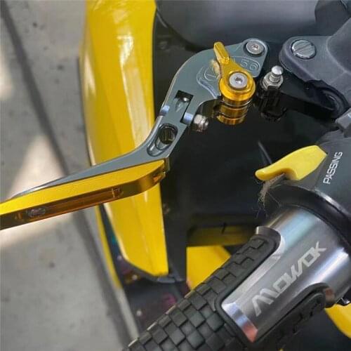 For SYM Cruisym300 GTS300I JOYMAX Z300 Z250 Motorcycle Brake Levers CNC Adjustable Brake Clutch Levers (With parking device)