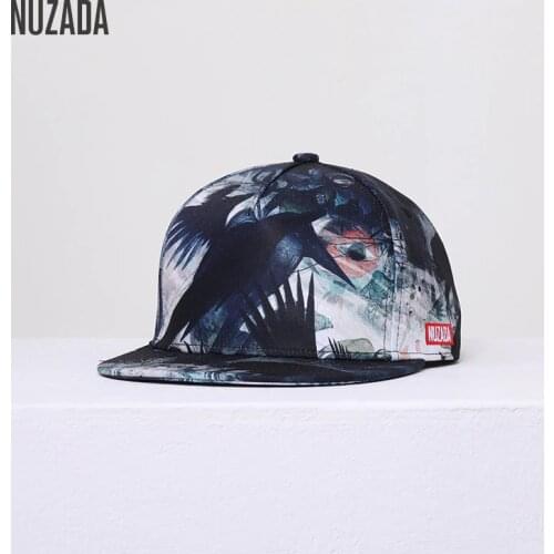 NUZADA 3D Print Men Women Hip Hop Cap Original Art Design Spring Summer Autumn Caps Street