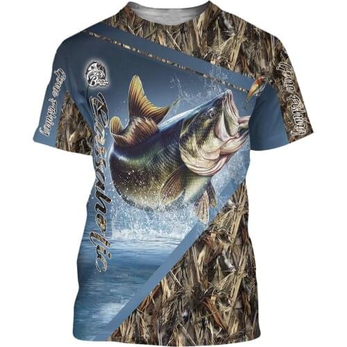 Summer t shirt 3D Fishing Brown Trout Printed T-Shirts Harajuku Casual short Sleeve Tee shirts women men t-shirt Drop shipping