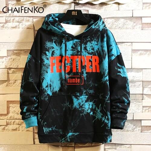 CHAIFENKO Fashion Brand Hip Hop Men Hoodies 2020 Spring Autumn Casual Printing Hoodies Sweatshirts Men Oversized Loose Hoodies