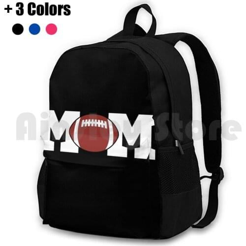 Football Mom Life Novelty Gift Idea Product Outdoor Hiking Backpack Waterproof Camping Travel Football Mom Football Football