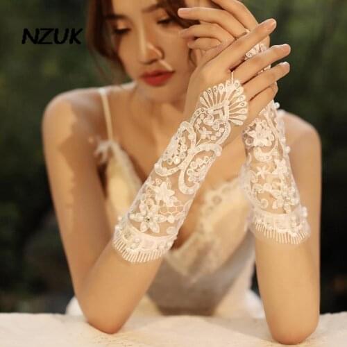 NZUK Fingerless Bridal Gloves