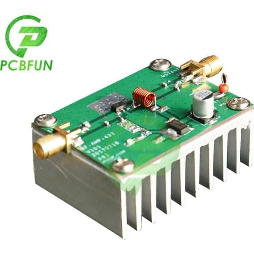 433MHz 8W Power Amplifier Board RF HF High Frequency Amplifiers SMA-k Female Digital Power Amplificador