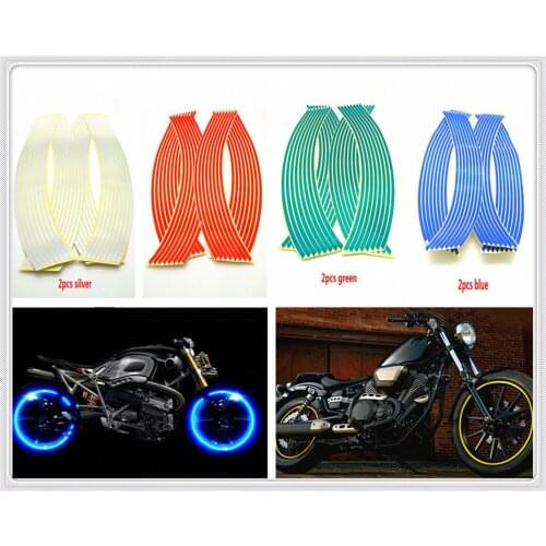 Strip Motorcycle Accessories Wheel Sticker Reflective Decal Rim Tape for SUZUKI S HAYABUSA GSXR1300 M DL650 VSTROM