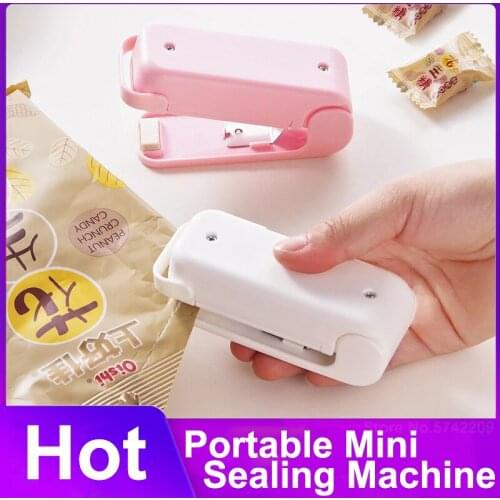 Portable mini sealing machine food plastic bag Travel hand pressure sealing machine pulse sealing sealing package