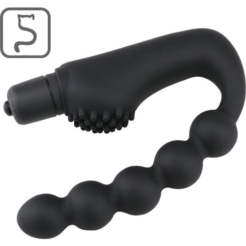 10 Speed Sex Toys Anal Toys Sex Shop for Couple Adult Supplies Vibrate Silicone Bead Anal Plug Male Prostate Massager Adult Toys