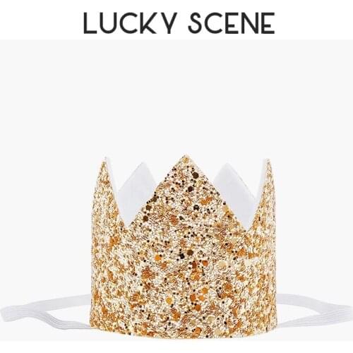 Birthday Hat Baby Birthday Girl Party Crown Tulle Hat Shiny Glitter Multicolor Birthday 1 Year Old Girl Crown Kids Party Hat