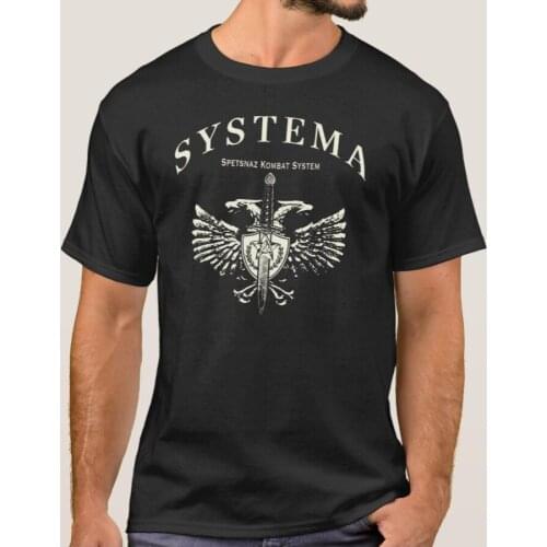 SYSTEMA Soviet Union Russian Spetsnaz Hand Combat System badge T-Shirt. Summer Cotton O-Neck Short Sleeve Mens T Shirt New S-3XL