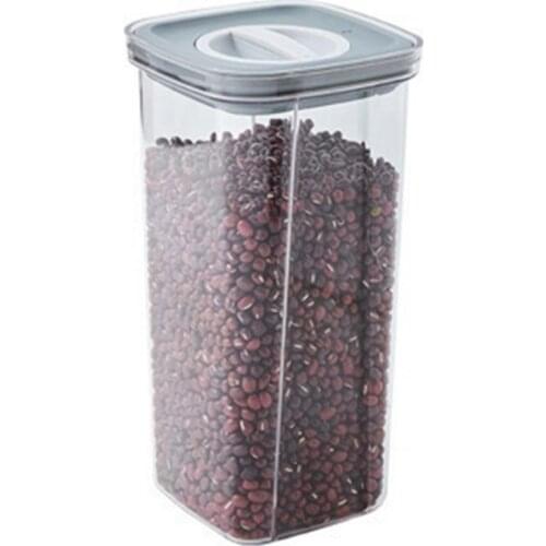 Fresh-keeping PET Plastic Sealed Cans Kitchen Storage Box for Sugar