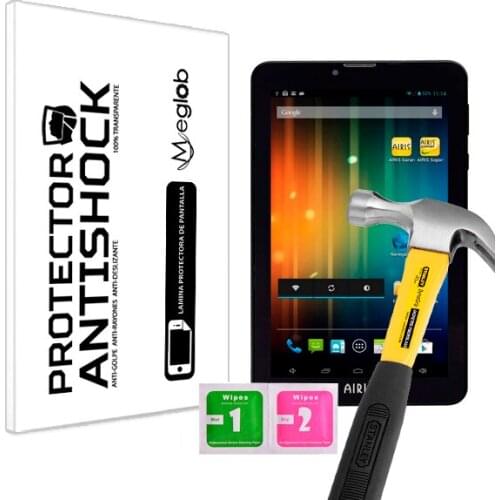 Screen protector Anti-Shock Anti-scratch Anti-Shatter compatible with Airis Tablet PhonePAD 7BG (TAB7BG)
