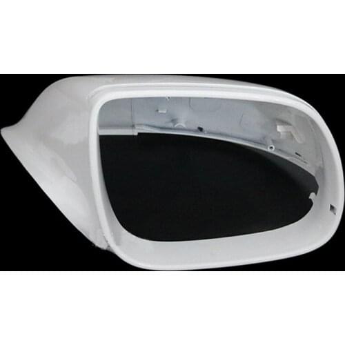1pc Side Mirror Cover Caps for Audi Q5 2009-2016 Q7 2010-2015 white replace 2011 2012 2013 2014 with hole/ no hole