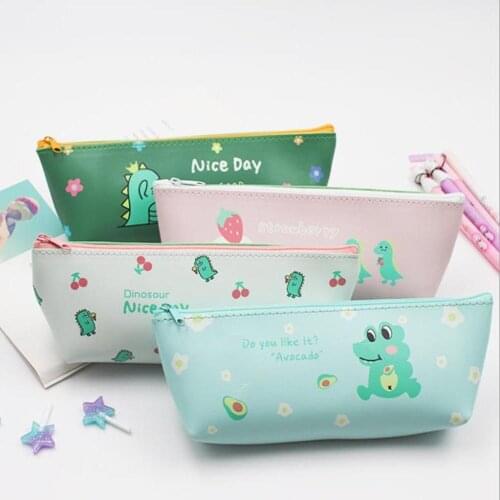 1Pc Popular Cartoon Stationery Pencil Pen Bag Makeup Case Zipper Pouch School Supplies Stationery kids gift