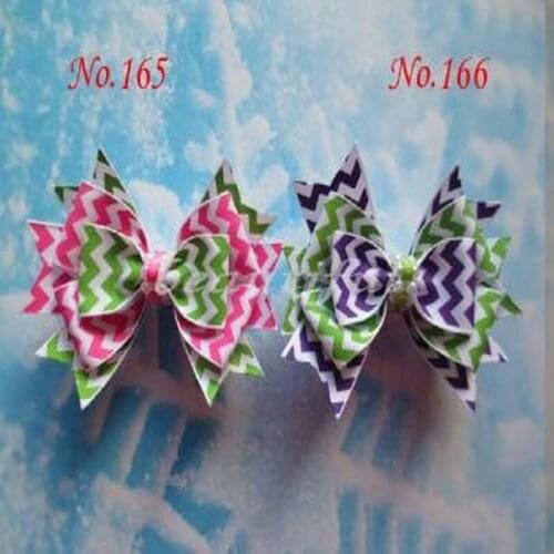 100 pcs BLESSING Good Girl Boutique 3.5" Snowflake Hair accessories Bow Clip