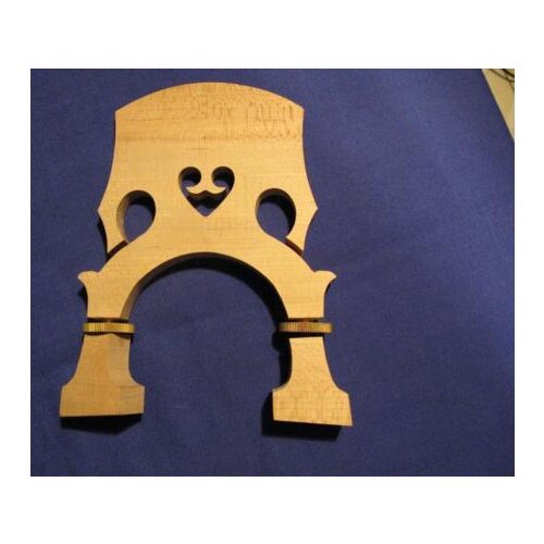 2pcs Strong regulated double bass bridge cupreous parts 3/4,double bass part