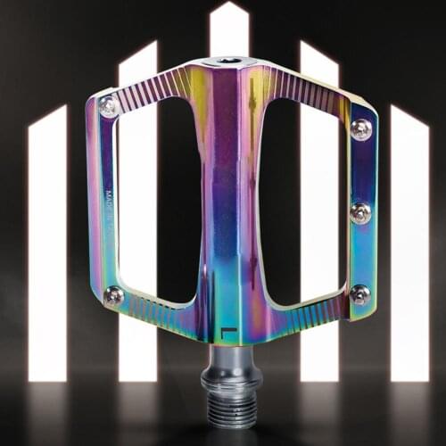 2Pcs MTB Road Bicycle Pedals Aluminum Pedals for Bicycle Non-Slip Wear-Resistant MTB Pedal for MTB Bike Cycling Accessories