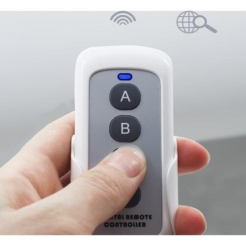 433MHz Remote Control 4 Channel Garage Gate Door Opener Remote Control Duplicator Clone Cloning Code 100m control distance