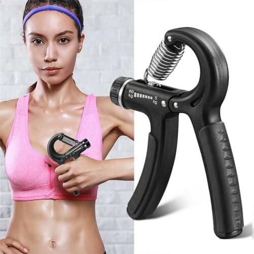 5-60Kg Hand Finger Gripper R-Shape Adjustable Heavy Wrist Increase Strength Spring Finger Pinch Carpal Expander Fitness Gripper