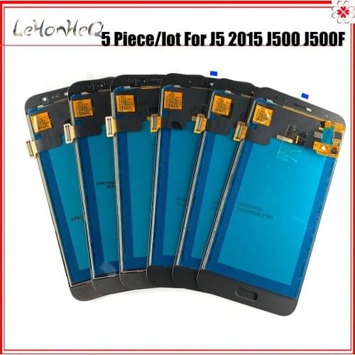 5 piece/lot J500 LCD For Samsung J5 2015 J500 J500F J500G LCD Display Touch screen Digitizer Assembly