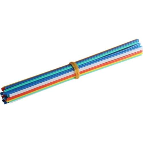 50 Pieces Welding Rod PP/PVC Plastic Welding Rod For Automobile Bumper Car Styling Car Accessories Car Door Protector