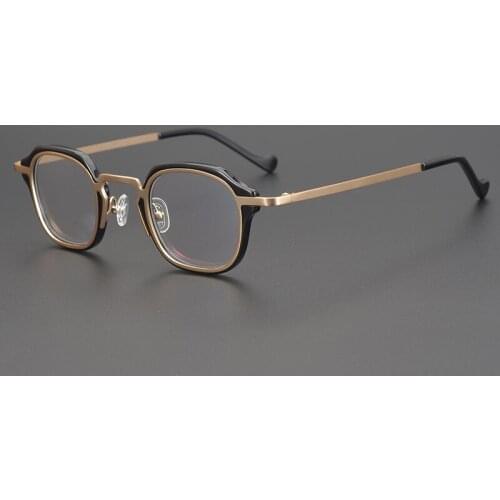 Acetate Glasses Frame Men Women Vintage Square Spectacles Optical Myopia Prescription Eyeglasses Frames Man Clear Eyewear Oculos