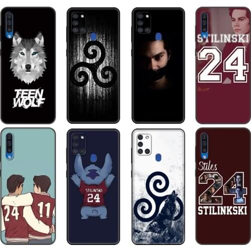 Black tpu Case For Samsung Galaxy A50 50S A30S A10 A01 A11 A21S A31 A41 A51 A71 M21 M30S S10 LITE Cover Teen Wolf Stilinski 24
