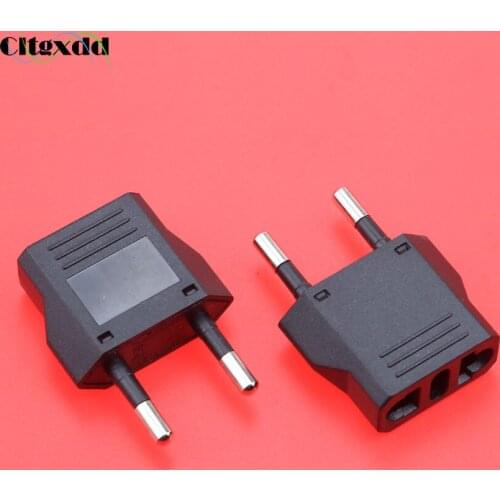 Cltgxdd 1Pcs EU KR Plug Adapter Japan China US To European Travel Power Adapter Electrical Plug Converter Charger Socket