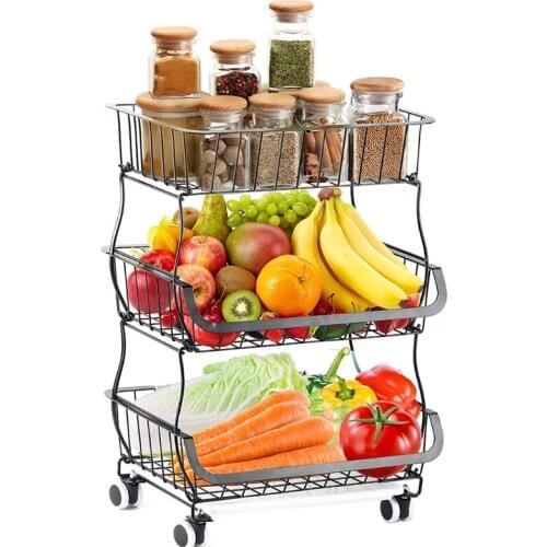 Storage Holder Large Capacity Save Space Extra Tray Collect Dirt Water Buckle Design More Stable Wheel Can Rotate 360