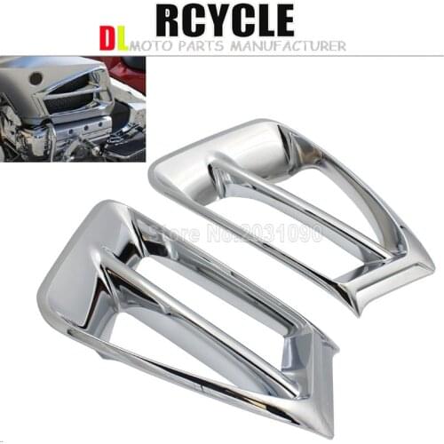 Goldwing Chrome Parts For Honda Gold Wing GL1800 2012 2013 2014 2015 2016 Front Ventilation grille Motorbike Cover Fairing