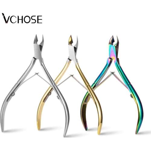 Dead Skin Scissor Stainless Steel Toenail Cuticle Nipper Colorful Nail Cuticle Scissors Pedicure Scissors Plier Manicure Tools